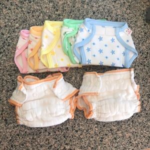 7 newborn cloth diaper inserts